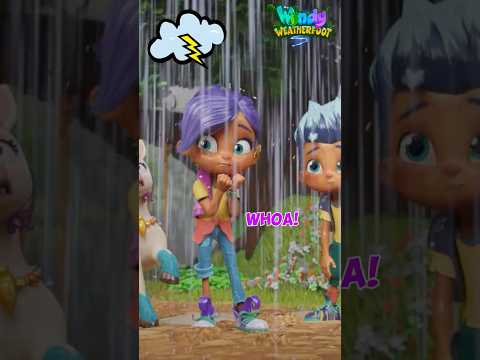 Storm! Storm! Go Away! 😱 🌩️ | Cartoon for Kids | Windy Weatherfoot