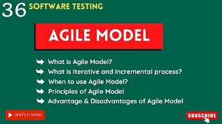 QA manual testing tutorial for beginners | agile model in software testing | what is agile model