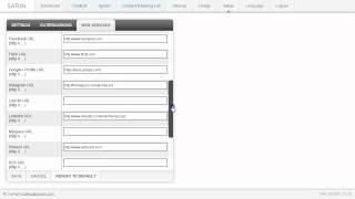 HTML5 website features - social networking icons