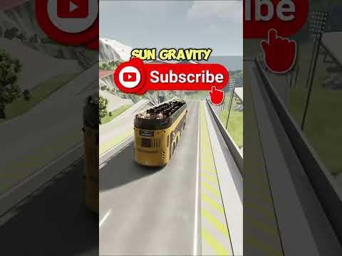 No one survived in these buses BeamNG! 🚌 #beamng #beamngdrive #beamngcrashes