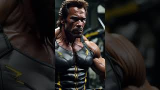 Arlond schwarzenegger is the Wolverantor-Art created by AI #artificialintelligence #aiart #ai