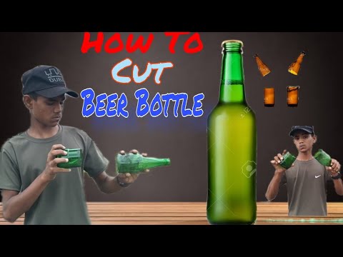 How To Cut Beer Bottle 🍾🔥(बीयर बोटल को पार्फेक काटे )
