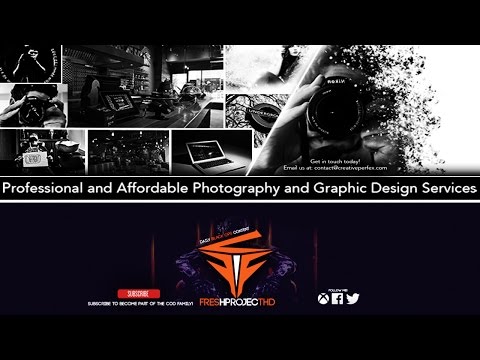 Speed Art: FreshProjectHD - FREE YouTube Banners