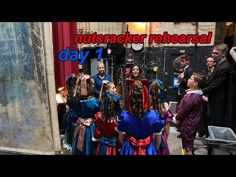 Nutcracker Ballet Dress Rehearsal Vlog Day 1