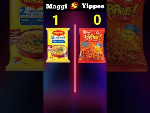 Maggi vs Yippee Noodles #fact #viral
