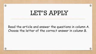 Features of Journalistic Writing - ENGLISH 4 (Week 4-Q4)