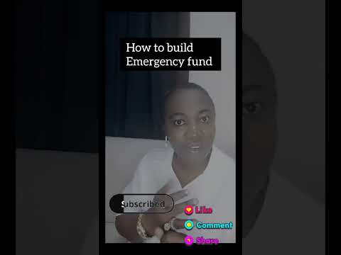 How to build Emergency Fund(Even On A Tight Budget) #money #moneytok #investing