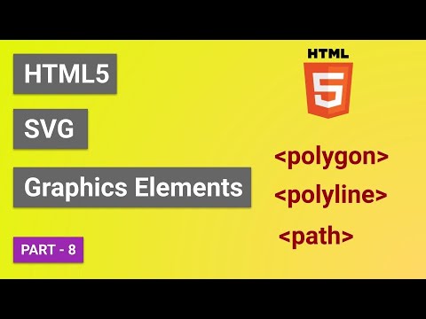 HTML5 SVG graphics elements | Polygon , Polyline , Path elements & attributes