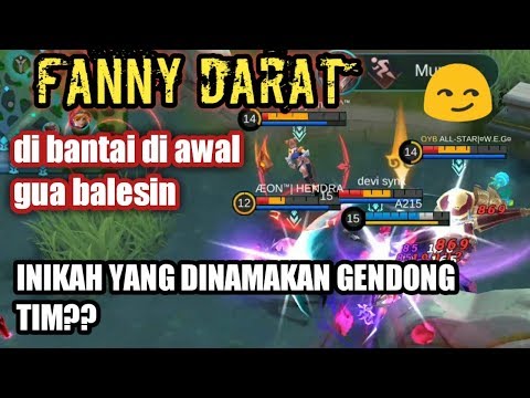 FANNY DARAT KOG GENDONG TIM??  | Fanny Gameplay Mobile Legends bang bang |