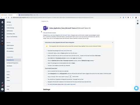 Integrating Opsgenie and Microsoft Teams