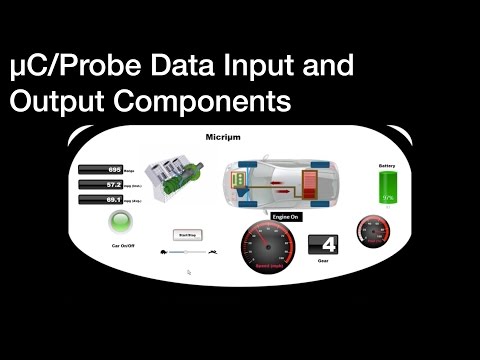 µC/Probe Data Input and Output Components