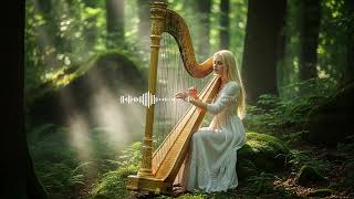 🌿 Healing Harp Music for Meditation, Yoga, and Deep Relaxation | No Lyrics Music