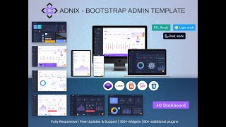 Adnix - Responsive Bootstrap Admin Dashboard Template