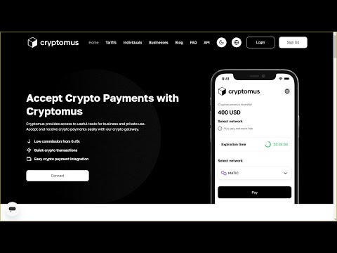 Accept Crypto Payments with Cryptomus | How to Integrate it with your store