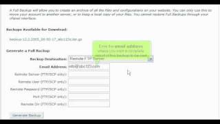 micfo | how to backup your data in cPanel