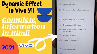 Dynamic effect in vivo y11||vivo y11 dynamic effect_vivo y11 android 11 update dynamic setting 2021🔥