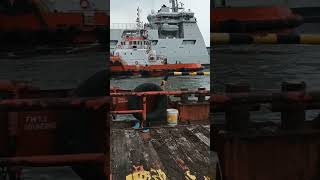 Kapal TNI-AL 907 ( Bontang ) || Bonkar muat di pelabuhan Tanjung Priok#Short@Iwandarmawan634
