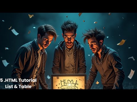 HTML Tutorial : list & Table | Web Development Tutorial # 5