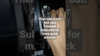 How to take out ram out of your PC, fast and easy step! #shorts #pctutorials