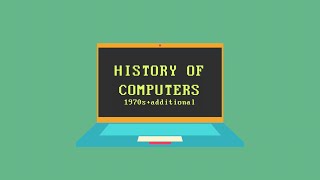 History of computers - A Timeline