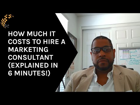 How Much It Costs to Hire a Marketing Consultant