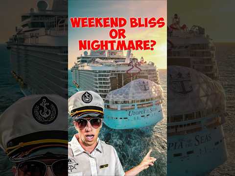 NEWEST MEGA CRUISE SHIP 🚢 Weekend Bliss or Nightmare? #royalcaribbean #utopiaoftheseas