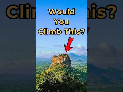 This Isn’t a Mountain…It’s a Monument #sigiriya #srilanka #lionrock #srilankatravel #travel #shorts