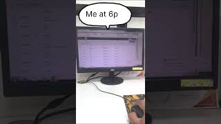 Every day me at 6pm ..!! #officeworker