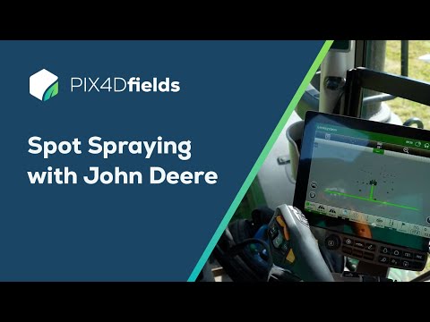 Spot spraying with John Deere