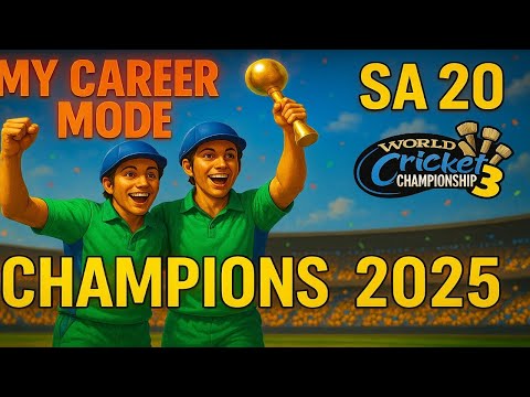I Became Champions Of SA20 League In My Career Mode In WCC3!!