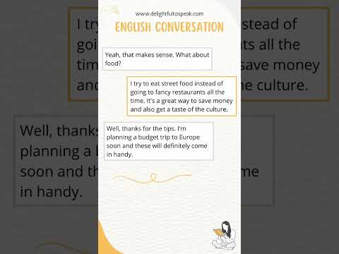 How to Answer | Budget Travel Tips Conversation