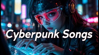 Cyberpunk Songs & Hacking Music Mix  | 3.5 Hours of Dark Techno, Vocal Synthwave for Coding – Vol.11