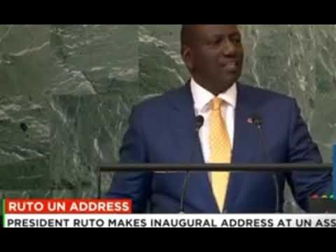 President Ruto’s speech to the UN general assembly, Full Speech
