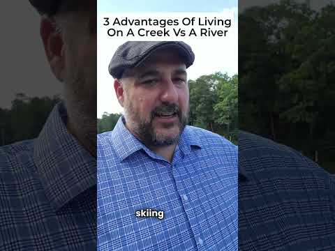 Advantages Of Living On A Creek Vs A River In Maryland #waterfrontliving