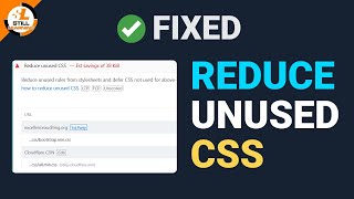 How to Remove Unused CSS and Improve Google PageSpeed Insights Score