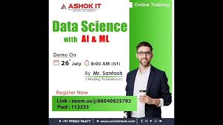 Data Science With AI & MI - New Batch | Ashok IT
