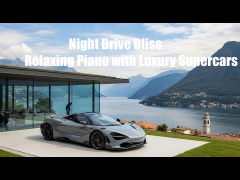 Night Drive Bliss 🌙 | Relaxing Piano with Luxury Supercars