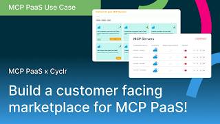 Build a customer facing marketplace for MCP PaaS!