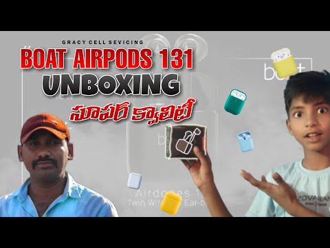 Boat airpods 131 | Unboxing | Gracy cell servicing