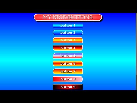 HTML CSS MY NICE GRADIENT BUTTONS