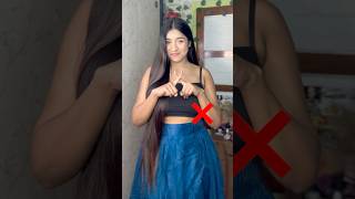 Skirt as beautiful traditional dress😱|latest design#youtubeshorts #shorts#diy#hack#wedding#festival