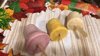 Mango, strawberry and orange Kulfi at home | fruit kulfi ice cream