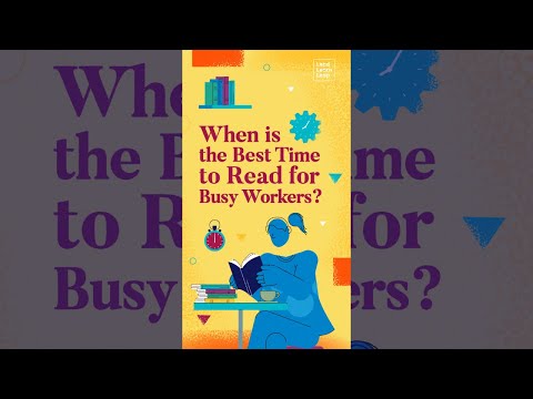 BEST TIME TO READ FOR BUSY WORKERS⏰