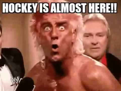 How I'm starting to feel when hockey is almost here