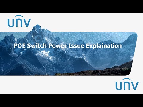POE Switch Power Issue Explaination
