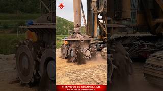 POWERFUL MONSTERdigging the ground 😱⚙️#shorts #crafts #skills #machinery