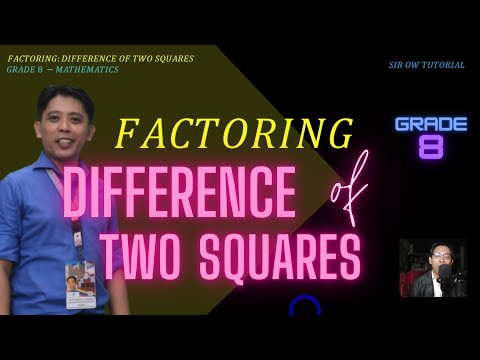 📌HOW to FACTOR POLYNOMIAL EXPRESSIONS USING DIFFERENCE of TWO SQUARES I DETAILED EXPLANATION