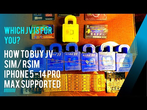 WHERE TO BUY JV SIM | WHAT IS JV SIM | WHICH JV IS BEST FOR IPHONE | LATEST ICCID AUTO JV SIM 2023