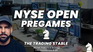 Why I Shorted The HOOD Open - Peak Into The Trading Stable NYSE Pregame -  CRYPTO STOCKS FUTURES