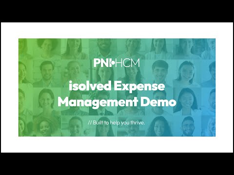 isolved Expense Management Demo | Powered by PNI•HCM